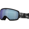 Giro Women's Millie Low Bridge Fit Goggle in Black/White Data Mosh + Vivid Royal