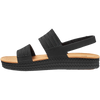 Reef Women's Reef Water Vista in Black Tan left profile