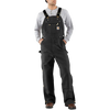 Carhartt Men's Loose Fit Firm Duck Bib Overall in Black