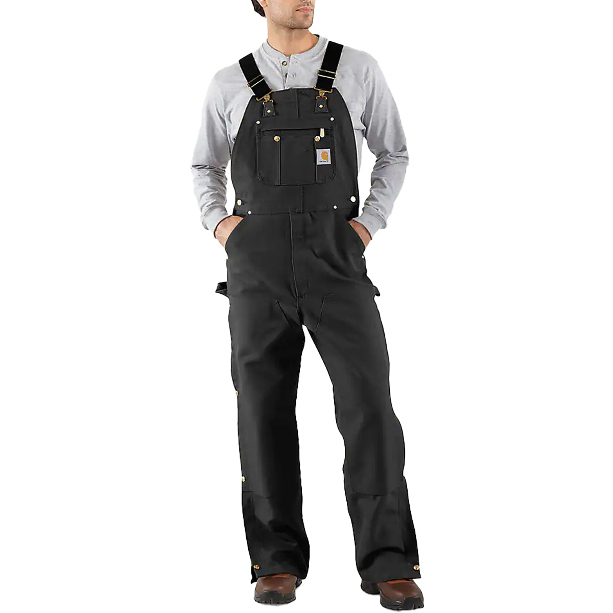 Men's Loose Fit Firm Duck Bib Overall alternate view