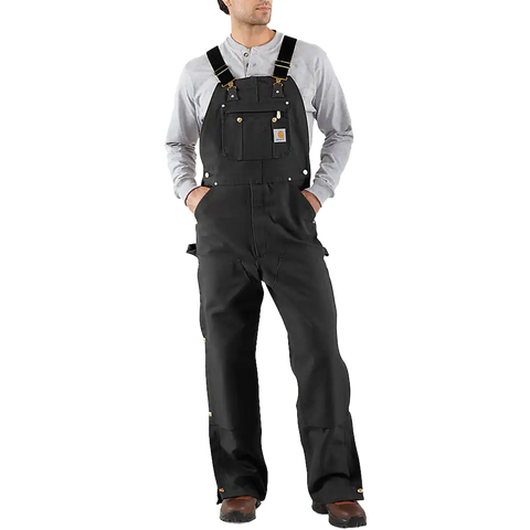 Men's Loose Fit Firm Duck Bib Overall