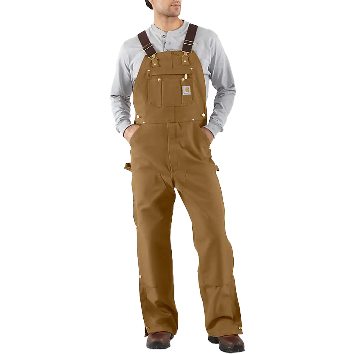 Men's Loose Fit Firm Duck Bib Overall alternate view