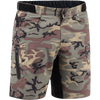 Zoic Men's Ether Camo Short 9 in Green Camo/Black Zip front