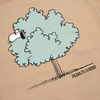 Parks Project Peanuts X Parks Project Woodstock Pocket Tee back graphic