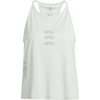 adidas Women's Run For The Oceans Tank in Linen Green