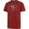 47 Brand Men's 49ers Grit Scrum Tee in Rescue Red