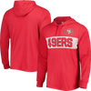 47 Brand Men's 49ers Field Franklin Hood front and back