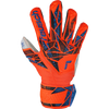 Reusch Youth Attrakt Solid FS Glove 2024 in 2210-Orange/Blue back of right glowe