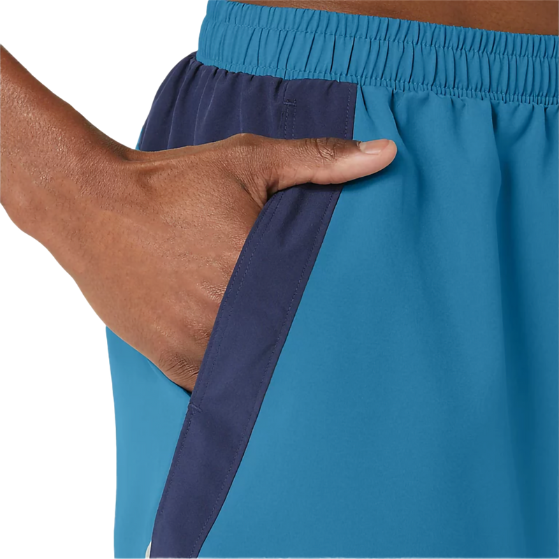 Men's PR Lyte 5" Short 2.0, Asics Men's PR Lyte 5" Short 2.0 in 436-Island Blue right pocket