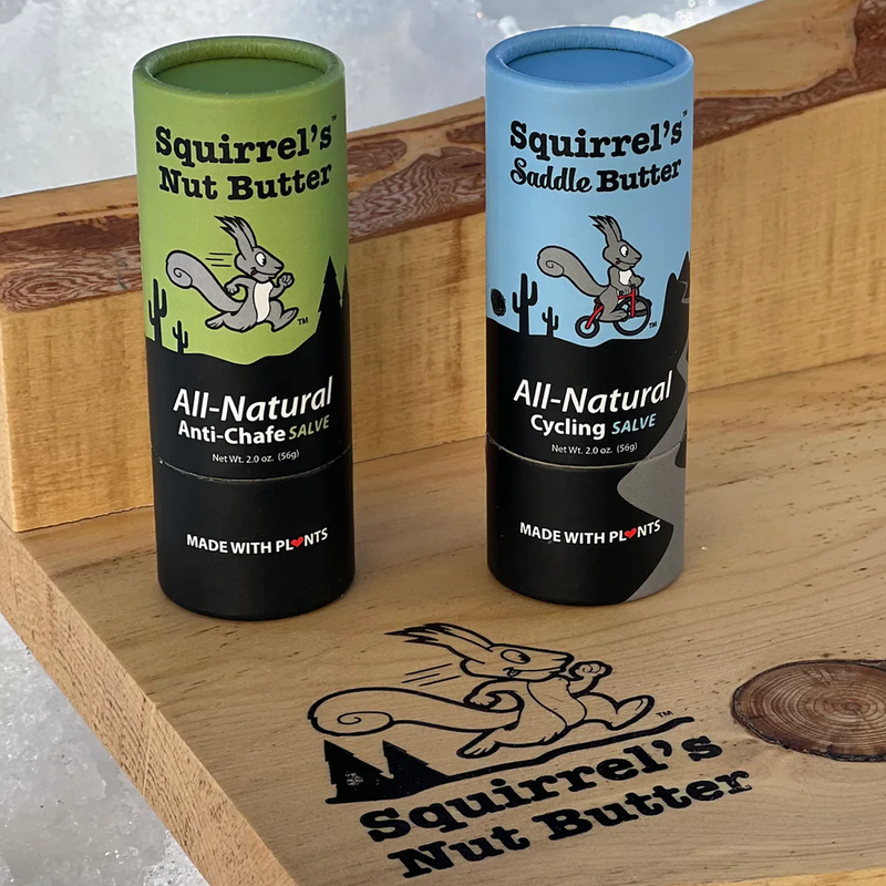 Anti-Chafe Compostable Tube 2 oz, Squirrel's Nut Butter Anti-Chafe Compostable Tube 2 oz in snow