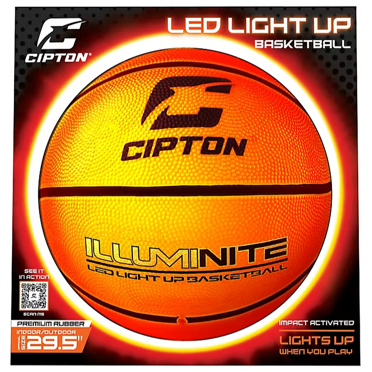 Light Up LED Basketball alternate view
