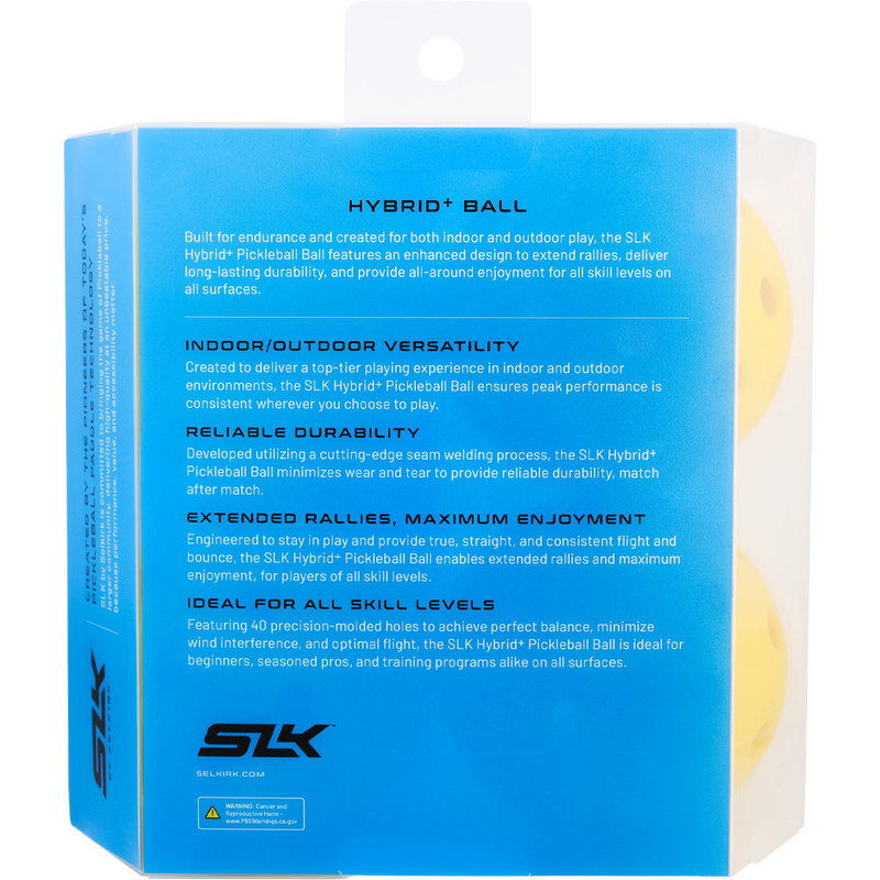 Hybrid + Ball 4 Pack, Selkirk Sport Hybrid + Ball 4 Pack back