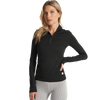 Vuori Women's Halo Essential 1/2 Zip in Black