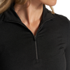 Vuori Women's Halo Essential 1/2 Zip collar