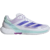 adidas Women's Defiant Speed 2 in White/Cobalt Blue/Aqua