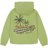 Billabong Youth Palm Script Sweatshirt in Willow back