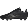 Adidas Youth F50 Club Velcro FxG in Black/Iron Metal/Gold Metal inside right profile