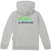 Quiksilver Youth Omni Wave Hoodie in Light Grey Heather