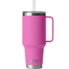 Yeti Rambler 42oz Straw Mug in Wildflower Fuchsia