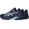 Asics Men's Solution Swift FF 2 in 401 Midnight White pair left back