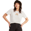 Roark Women's Rainbow Short Sleeve Tee in White