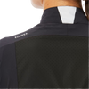 Giro Women's Chrono Expert Wind Jacket in Black back collar and branding
