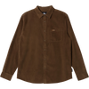 Quiksilver Smoke Trail Corduroy Shirt in Canteen