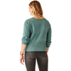 Carve Designs WOMEN'S Ruth Reversible Fuzzy Sweater back scoop neck