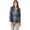 Carve Designs Fairbanks Supersoft Shirt in Navy Multi Plaid