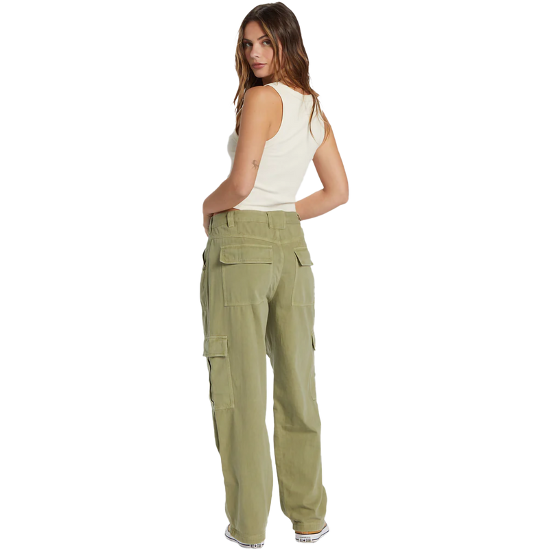 Women's Walk Along Pant, Billabong Women's Walk Along Pant in Army back