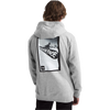 The North Face Youth Snow Camp Fleece Pull Over Hoodie in TNF Light Grey Heather back