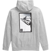 The North Face Youth Snow Camp Fleece Pull Over Hoodie in TNF Light Grey Heather back