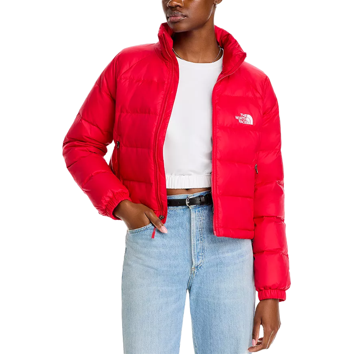 Red down jacket womens north face on sale