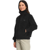 The North Face Women's Osito Lux Jacket in JK3-TNF Black front left