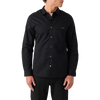 O'Neill Men's TRVLR Drifter Overshirt in BLK-Black on model