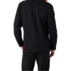 O'Neill Men's TRVLR Drifter Overshirt in BLK-Black on model back