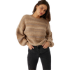 O'Neill Women's Bayou Long Sleeve Sweater in Tobacco