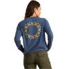 Roark Women's Lady Luck Long Sleeve Tee in Deep Blue back