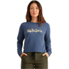 Roark Women's Lady Luck Long Sleeve Tee in Deep Blue