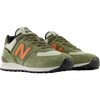 New Balance NB 574 in Dark Olivine Clay pair front right