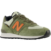 New Balance NB 574 in Dark Olivine Clay front right