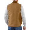 Carhartt Relaxed Fit Firm Duck Insulated Rib Collar Vest back