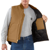 Carhartt Relaxed Fit Firm Duck Insulated Rib Collar Vest inside