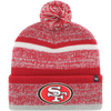 47 Brand 49ers Northward 47 Cuff Knit in Red