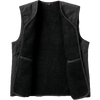Roark Men's Jamie Thomas Vest in VTB-Vintage Black front open with liner