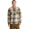 Roark Men's Nordsman Cotton Long Sleeve Flannel in IOY-Ivory front