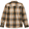 Roark Men's Nordsman Cotton Long Sleeve Flannel in IOY-Ivory back