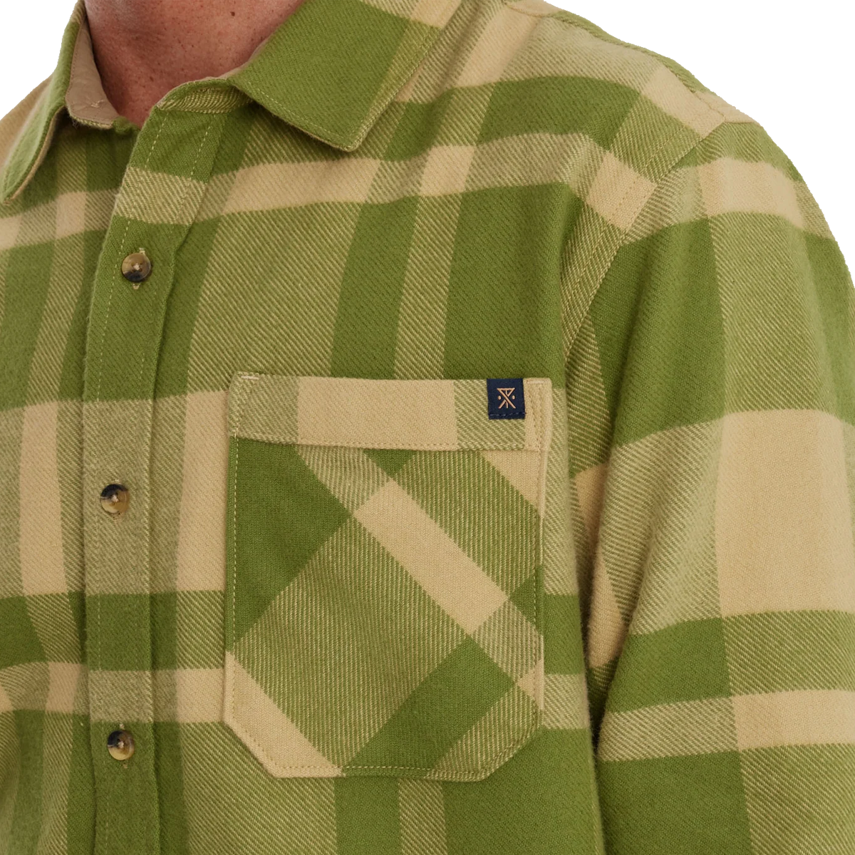 Men's Crossroads Organic Long Sleeve Flannel alternate view