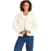 Roark Women's Passport Plush Jacket in White Wolf front