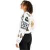 Roark Women's Kos Sweater in White Wolf back left